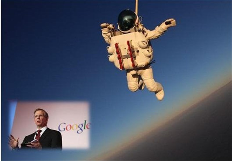 رکورد پرش از لبه فضای «باومگارتنر» توسط مدیر گوگل شکسته شد