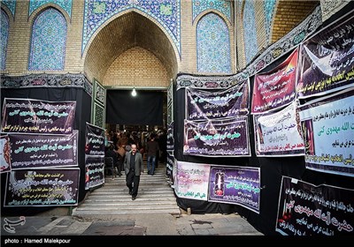 مراسم ختم آیت الله مهدوی کنی - مسجد سید عزیزالله بازار تهران