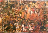 نقاشی عاشورایی؛ «حسین قوللر آغاسی» نقش می‌زد و می‌گریست