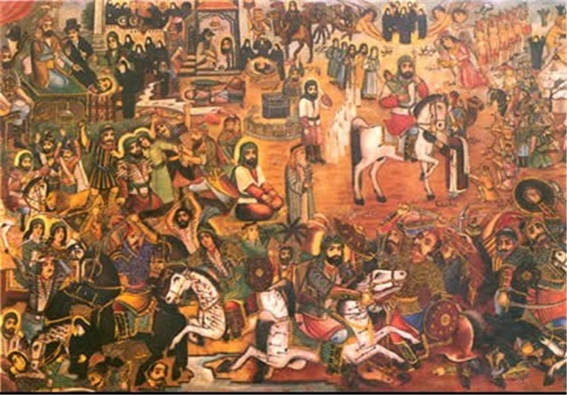 نقاشی عاشورایی؛ «حسین قوللر آغاسی» نقش می‌زد و می‌گریست