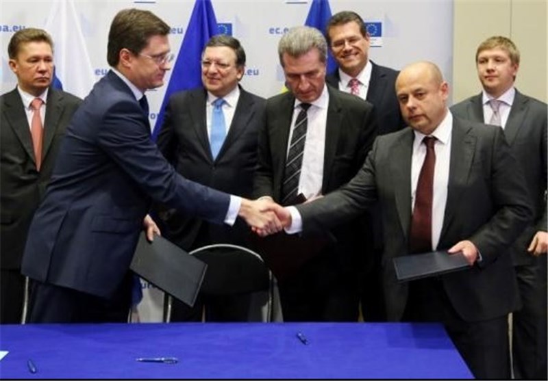 توافق روسیه، اوکراین و اتحادیه اروپا بر سر قرارداد عرضه گاز