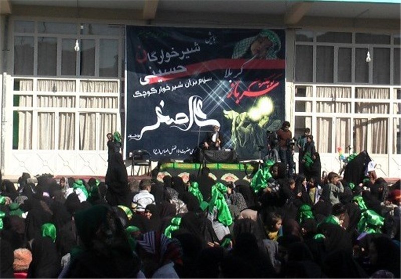 برگزاری مراسم شیرخوارگان حسینی در «هرات» + عکس