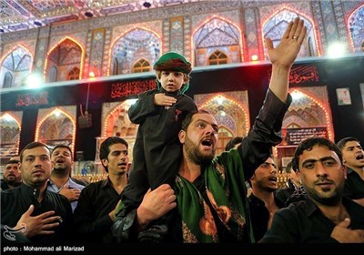 Mourning Processions in Holy Shrine of Imam Hussain (AS) in Karbala