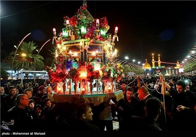 Mourning Processions in Holy Shrine of Imam Hussain (AS) in Karbala