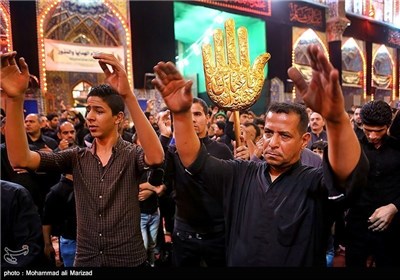 Mourning Processions in Holy Shrine of Imam Hussain (AS) in Karbala