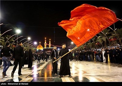 Mourning Processions in Holy Shrine of Imam Hussain (AS) in Karbala