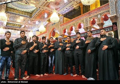 Mourning Processions in Holy Shrine of Imam Hussain (AS) in Karbala