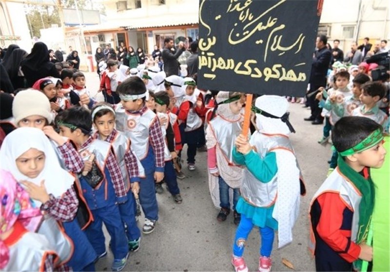 گردهمایی کودکان عاشورایی در استان قزوین برگزار شد