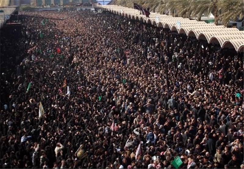 میلیون‌ها زائر حسینی در کربلای معلی به سوگ نشستند+تصاویر