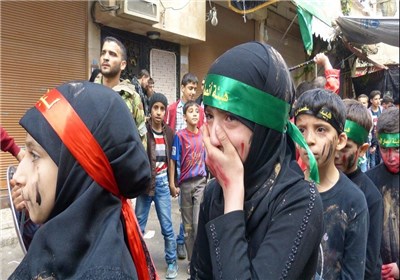 مراسم إحیاء ذکرى عاشوراء فی العاصمة السوریة دمشق