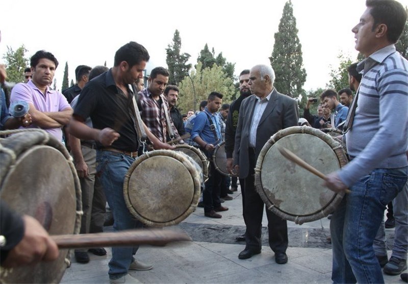 برپایی دسته عزاداری رزمندگان 8 سال دفاع مقدس در سوسنگرد