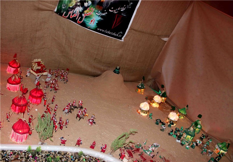 نمایشگاه «لب‌های عطشان» در اردبیل گشایش یافت