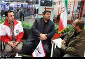 بازدید رئیس امداد و نجات از غرفه تسنیم/توسعه تجهیزات امدادی ایران