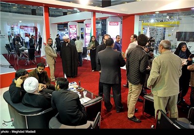 غرفه خبرگزاری تسنیم در دومین روز بیستمین نمایشگاه بین المللی مطبوعات و خبرگزاری‌ها