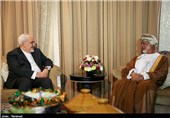 ظریف با همتای عمانی خود دیدار کرد