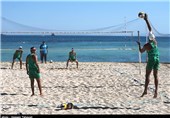 تیم والیبال ساحلی «الف» ایران از سد بحرین گذشت