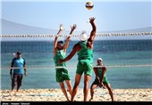 مسابقات والیبال ساحلی آزاد کشور در نور برگزار شد