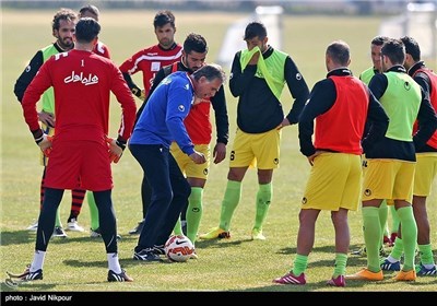 Iranian National Football Team Training Camp in Tehran