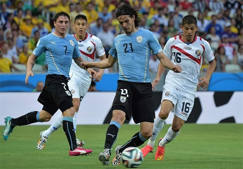 گلزنی سوارز و کاوانی مانع شکست اروگوئه مقابل کاستاریکا نشد