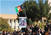 تظاهرات اعتراض‌آمیز علیه ترور روحانی سرشناس افغان+تصاویر