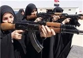 نخستین گروه زنان مسلح عراقی در غرب این کشور تشکیل شد