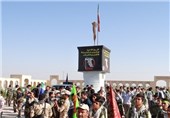 بازدید رزمندگان عملیات آزادسازی سوسنگرد از یادمان شهدای جهاد عشایر عرب خوزستان