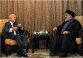 وزیر دفاع لبنان با نصرالله دیدار کرد