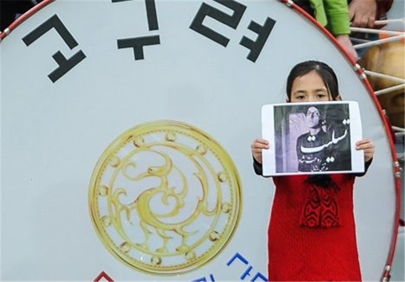 عکس؛تسلیت دختر کره‌ای برای پاشایی