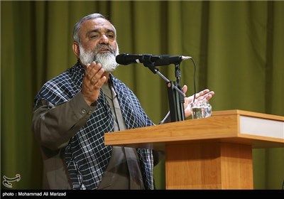 سخنرانی سردار نقدی رئیس سازمان بسیج مستضعفین در اختتامیه سومین جشنواره فرهنگی هنری مدرسه عشق