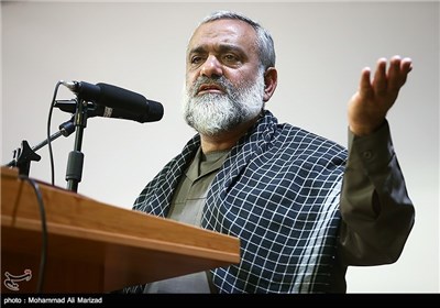 سخنرانی سردار نقدی رئیس سازمان بسیج مستضعفین در اختتامیه سومین جشنواره فرهنگی هنری مدرسه عشق