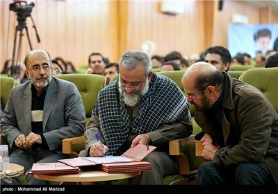 سردار نقدی رئیس سازمان بسیج مستضعفین در اختتامیه سومین جشنواره فرهنگی هنری مدرسه عشق