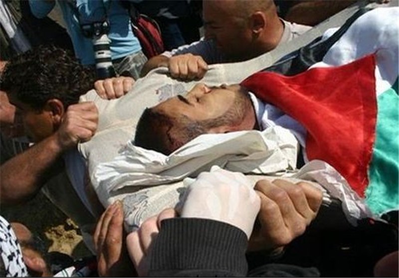 شهادت یک فلسطینی به ضرب گلوله نظامیان صهیونیست در جبالیا