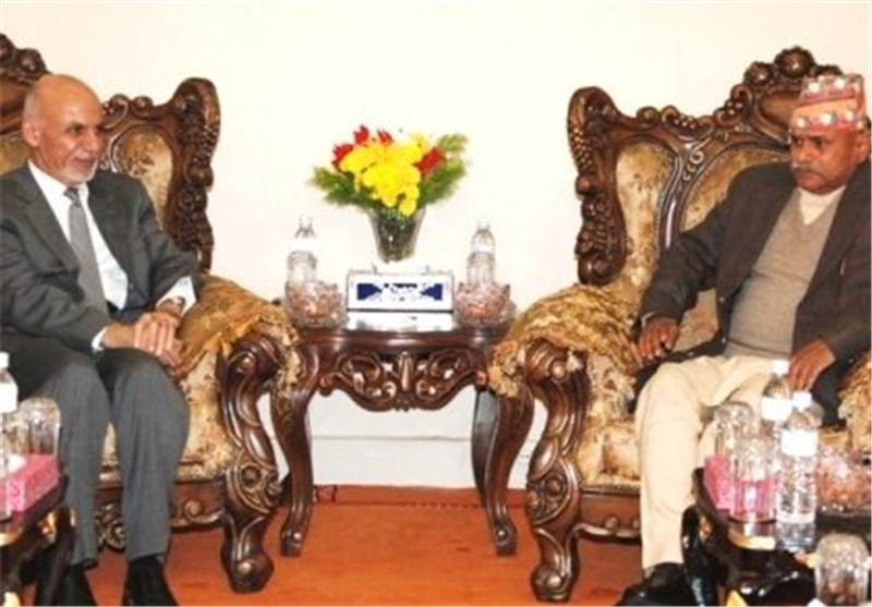 اشرف‌غنی با رئیس‌جمهور نپال دیدار و گفت‌وگو کرد + تصاویر