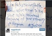 مقایسه کشتار فرگوسن و فلسطین توسط یک بازیکن فوتبال در آمریکا+عکس