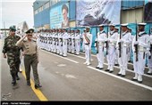 امیر سرلشکر عطاءالله صالحی فرمانده کل ارتش در مراسم رونمایی از دستاوردهای جدید نیروی دریایی ارتش - بندرعباس