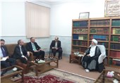 نماینده ویژه دبیرکل سازمان ملل در عراق با آیت‌الله مکارم شیرازی دیدار کرد