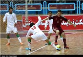 دیدار دوستانه تیمهای ملی فوتسال ایران و روسیه - قم