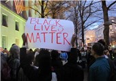 تجمع معترضان به نژادپرستی در آمریکا مقابل وزارت دادگستری + تصاویر