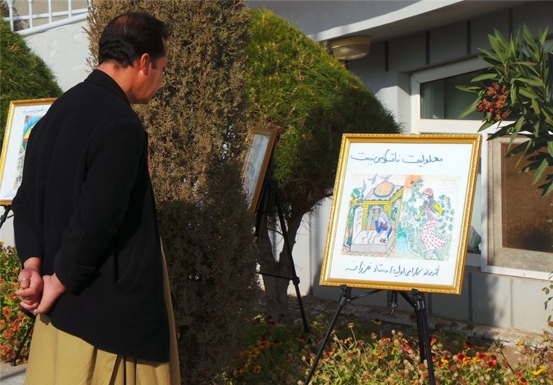 نمایشگاه نقاشی معلولان در هرات + تصاویر