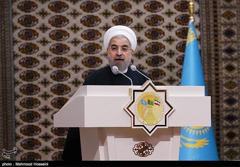 Rouhani: Railroad to Boost Iran, Turkmenistan, Kazakhstan’s Global Market Share