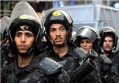 استقرار نیروهای امنیتی مصر مقابل دانشگاه الازهر برای سرکوب تظاهرات