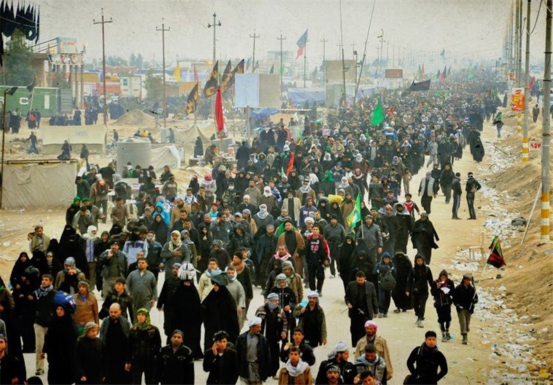 تعداد زائران ایرانی اربعین حسینی(ع) در کربلا به یک میلیون نفر رسید
