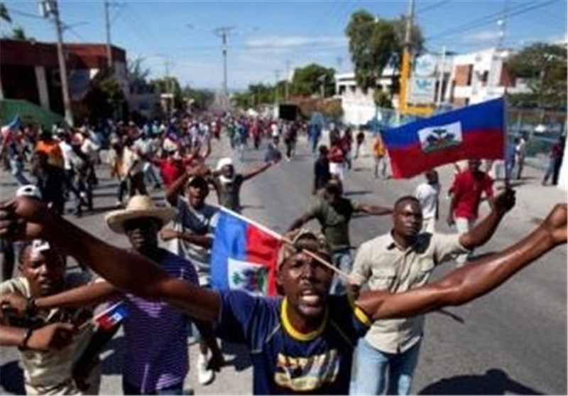 Haiti Protesters Urge President&apos;s Departure