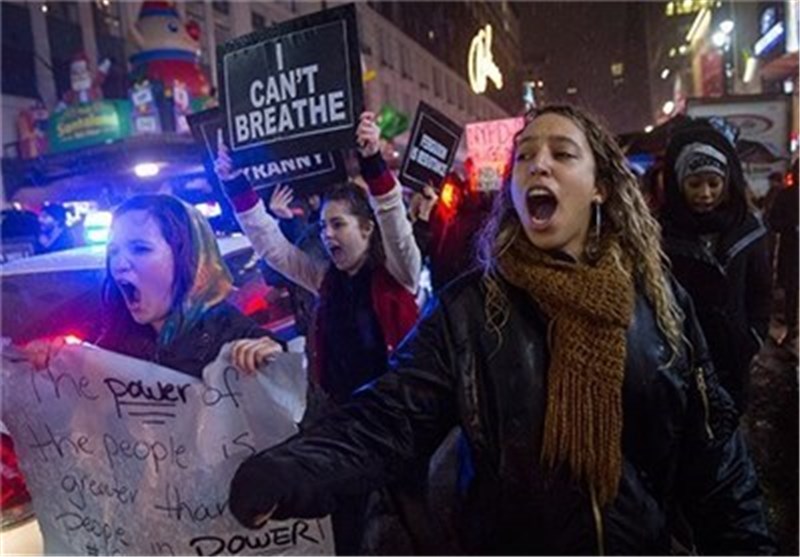 Tourists Caught Up in New York Demonstrations