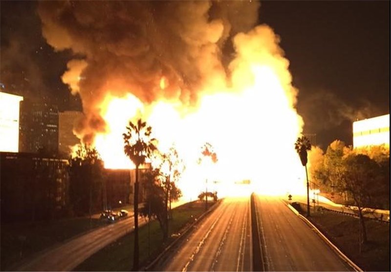 آتش سوزی مهیب در لس ‌آنجلس+عکس