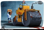 آمریکا بزرگترین ناقض حقوق بشر جهان به شمار می‌آید