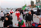 Iranian Pilgrims Crossing Mehran Border