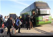 Iranian Pilgrims Crossing Mehran Border