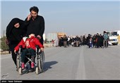 Iranian Pilgrims Crossing Mehran Border