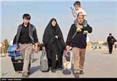 Iranian Pilgrims Crossing Mehran Border